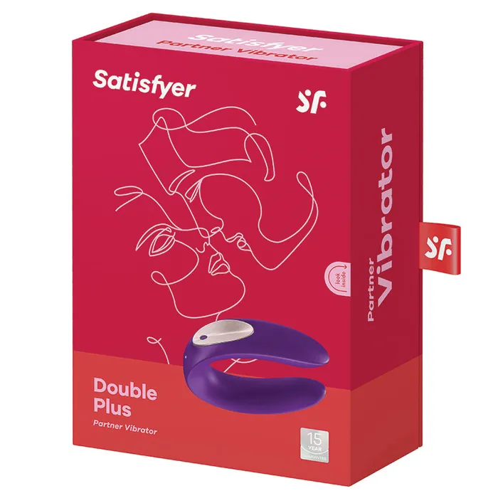 Satisfyer Double Plus Partner VibratorPurple Satisfyer Vibrators