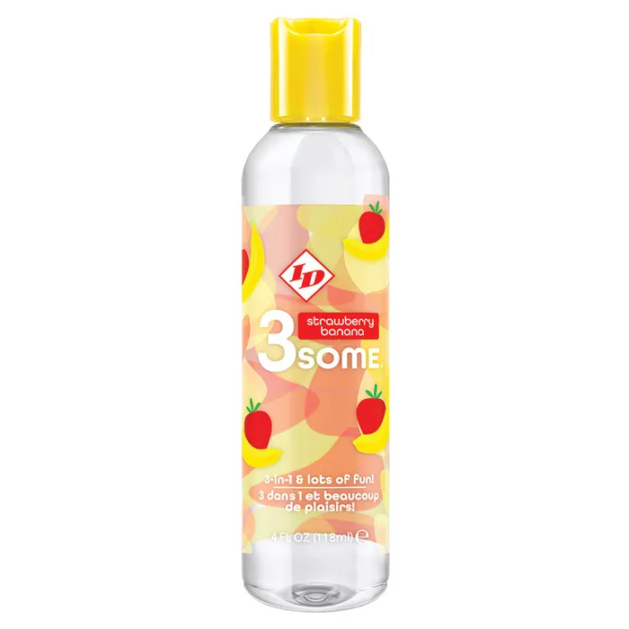 Vibrators ID LUBES ID 3someStrawberry Banana 4oz