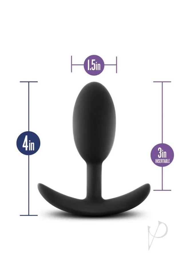 Luxe Anal Luxe Wearable Vibra Slim Plug Med Blk Luxe Anal Luxe Wearable Vibra Slim Plug Med Blk