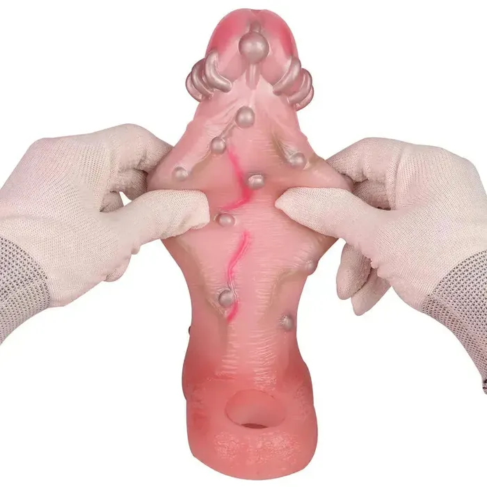 Xinghaoya Male Sex Toys Silicone Realistic Penis Extender Sleeve