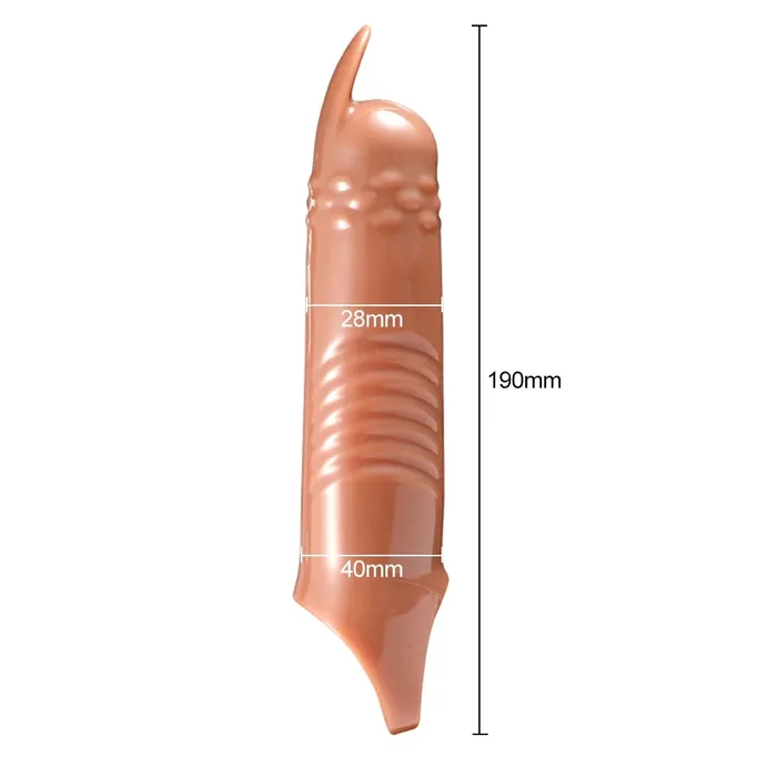 Domlust Male Sex Toys Knotted Cock Sleeve Male Sex Toys Cock Ring Condom Penis Extender