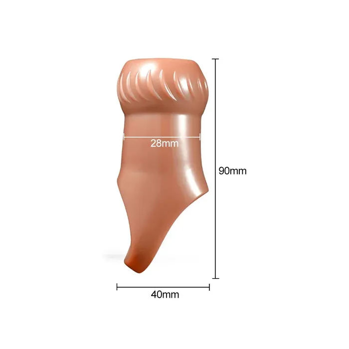 Domlust Male Sex Toys Knotted Cock Sleeve Male Sex Toys Cock Ring Condom Penis Extender
