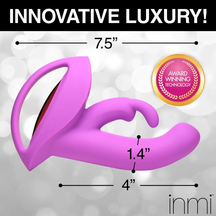 Inmi Female Sex Toys New Technology Vibrator 12X ComeHither Rocker Silicone Rabbit Vibrator