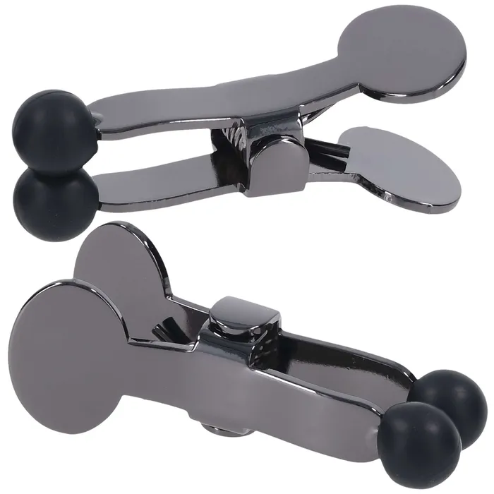 Merci Nippers Stainless Steel Nipple Clamps With Silicone Tip Black Doc Johnson Anal Merci Nippers Stainless Steel Nipple Clamps With Silicone Tip Black Doc Johnson Anal