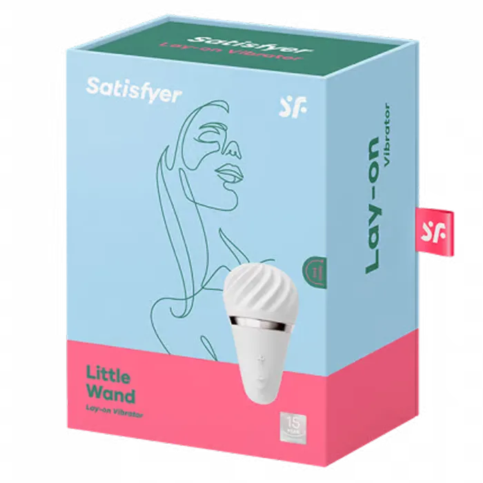 Satisfyer Vibrators Little Wand White Brass