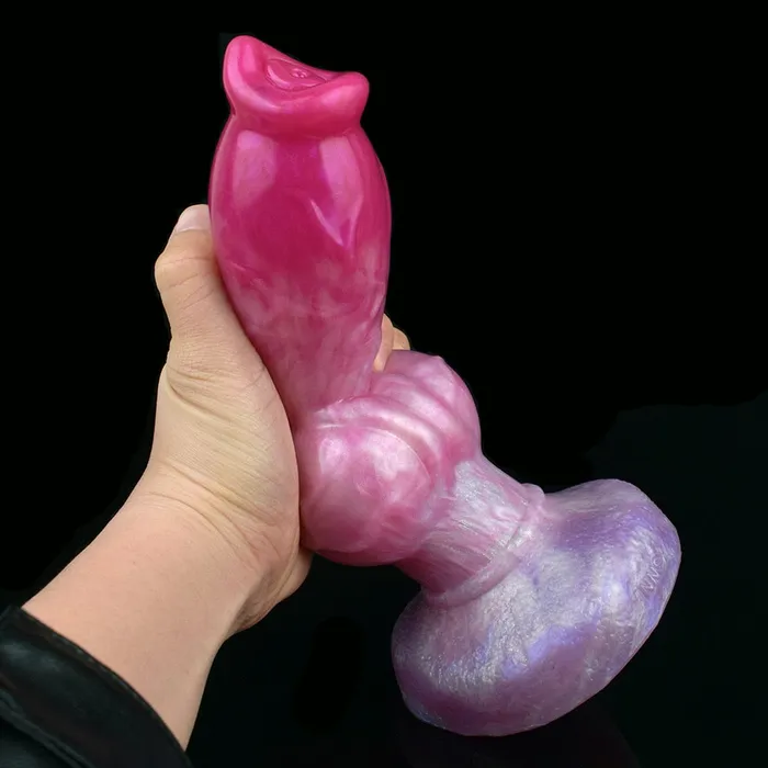 Sifus Huge Knot Dog Dildo with Realistic Animal Fantasy Design DirtyToyz Female Sex Toys