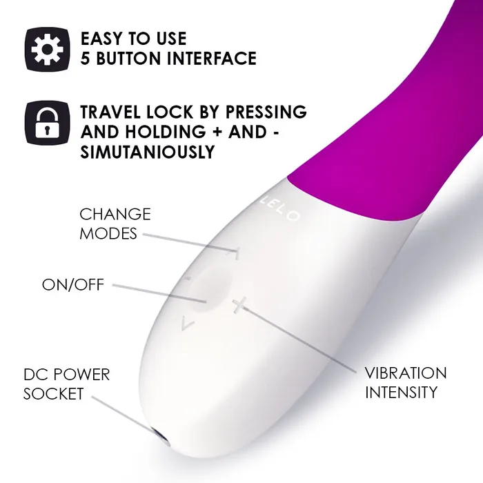 Vibrators Mona Wave Deep Rose Lelo